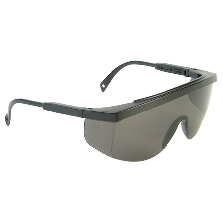 Radians Galaxy, Safety Glasses, Anti-Fog, Smoke Lens, Black Frame, Half-Frame, 1 PR GX0121ID